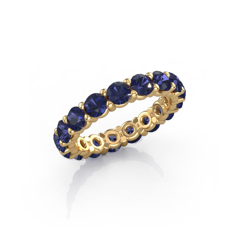 Vorsteckring Heddy rnd 3.7 585 Gold Saphir 3.7 mm