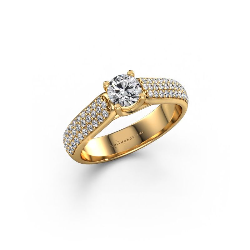 Engagement ring Leoness 585 gold lab grown diamond 0.40 crt