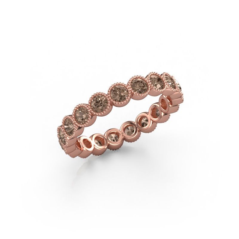 Ring Mariam 0.07 585 rose gold brown diamond 1.44 crt