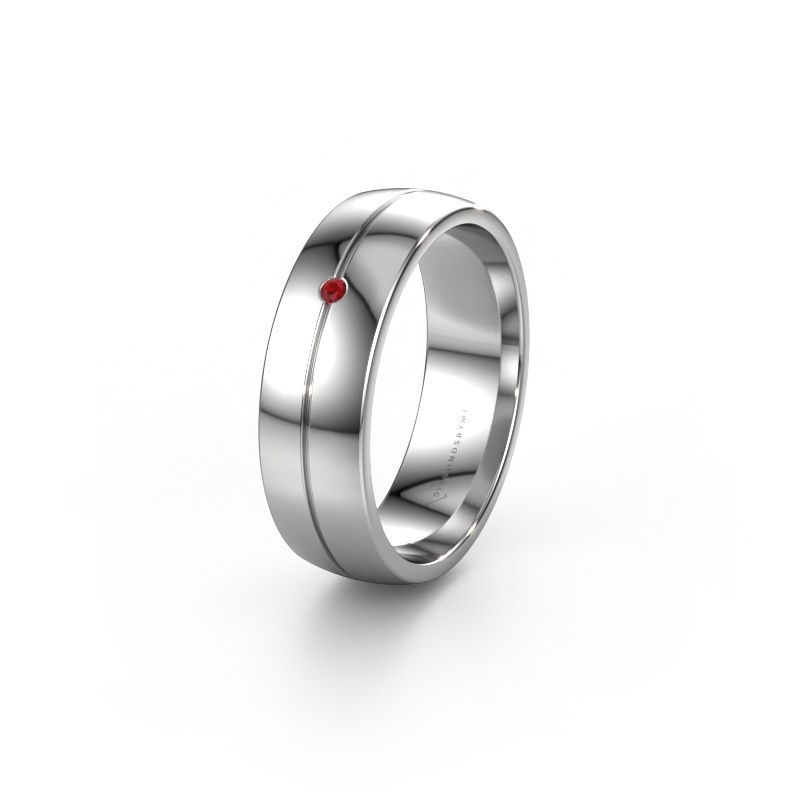 Ehering WH0201L26AP 950 Platin Rubin ±6x1.7 mm
