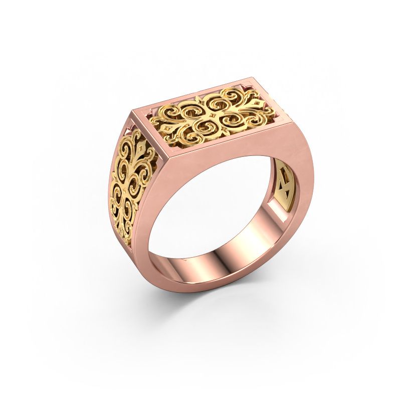 Herrenring Wouter 585 Roségold