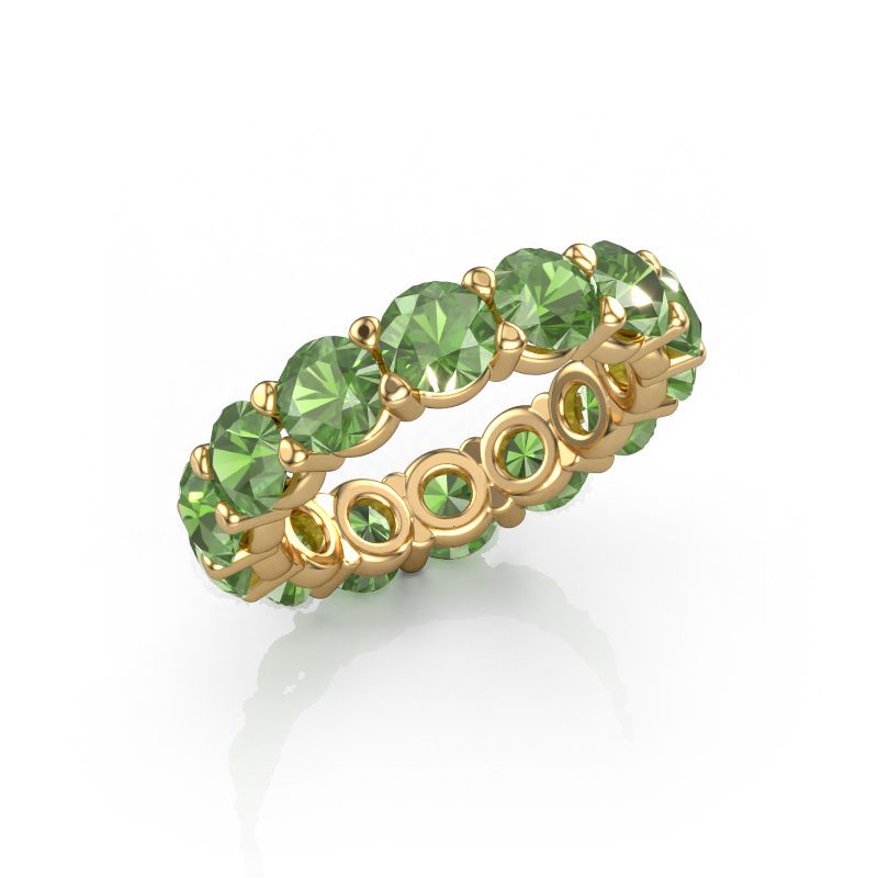 Ring Heddy rnd 4.7 585 Gold Turmalin grün 4.7 mm