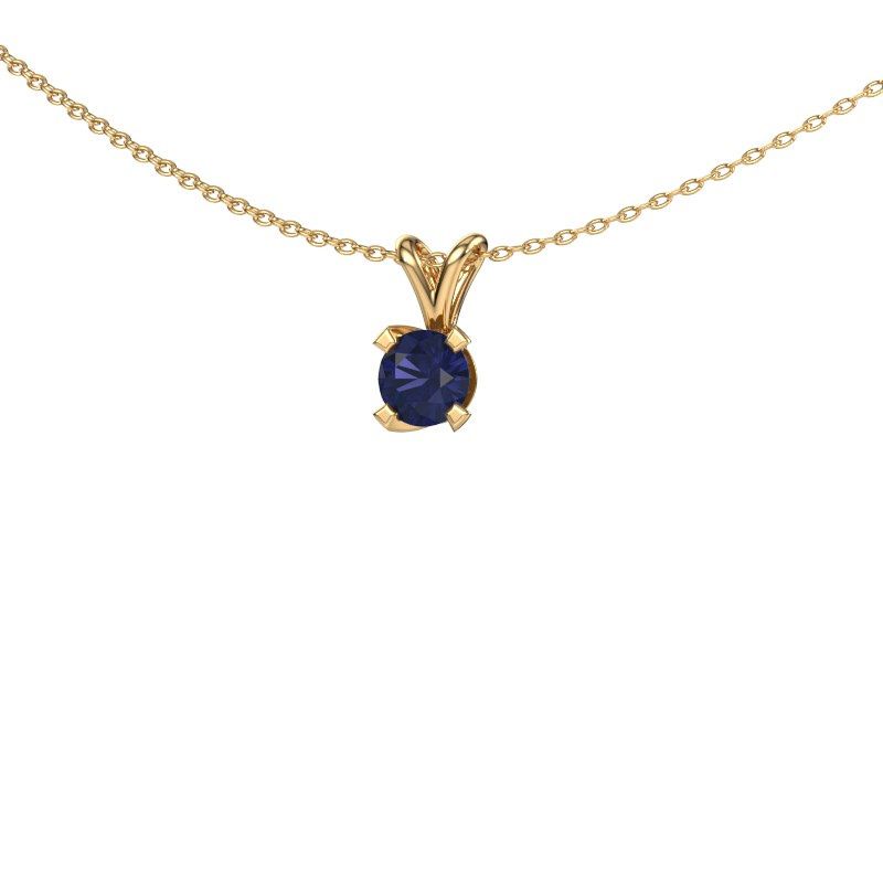 Pendant Eva 585 gold sapphire 5 mm