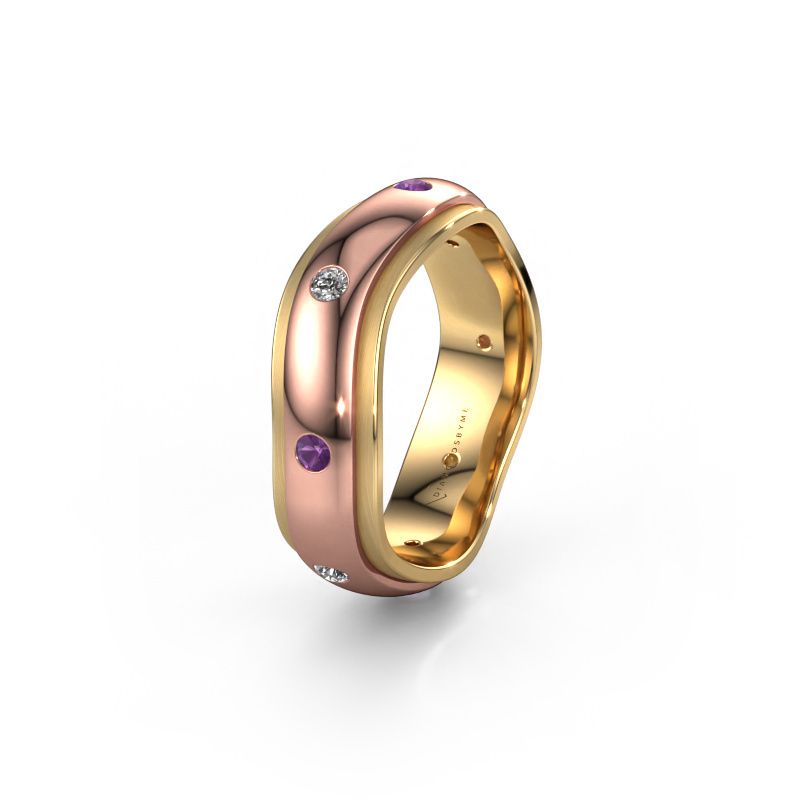 Ehering WH2051L26DP 585 Roségold Amethyst ±6x2.4 mm