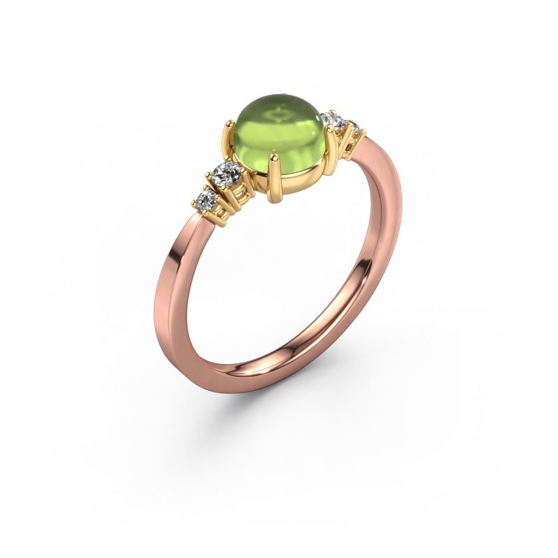 Ring Regine 585 Roségold Peridot 5 mm