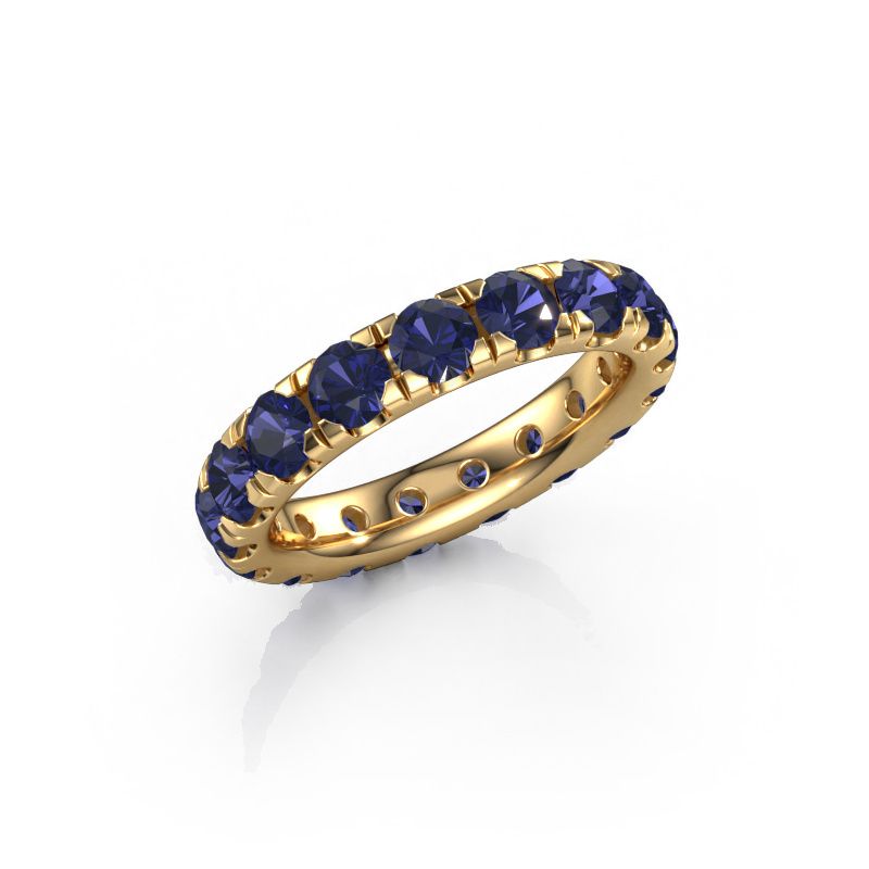 Stackable ring Jackie 3.7 585 gold sapphire 3.7 mm