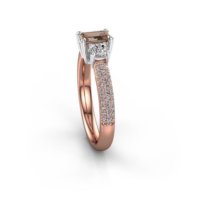 Image of Engagement Ring Marielle Eme<br/>585 rose gold<br/>Brown Diamond 1.37 Crt