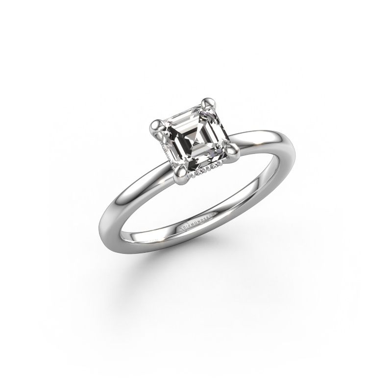 Verlobungsring Simone ASC 2 585 Weißgold Diamant 1.00 crt