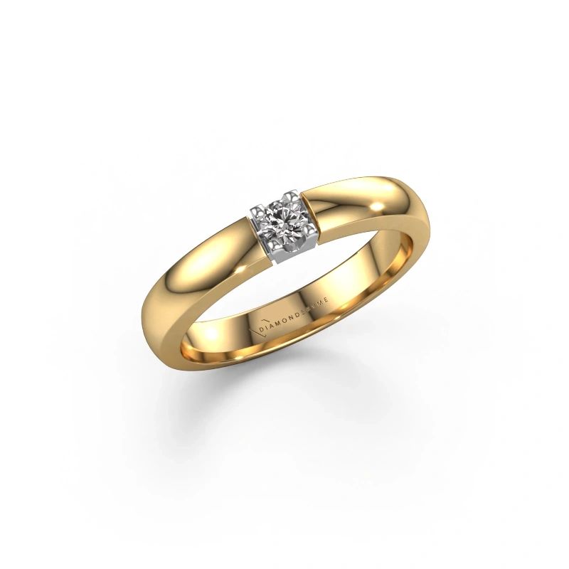 Ring Rianne 1 585 gold zirconia 3 mm