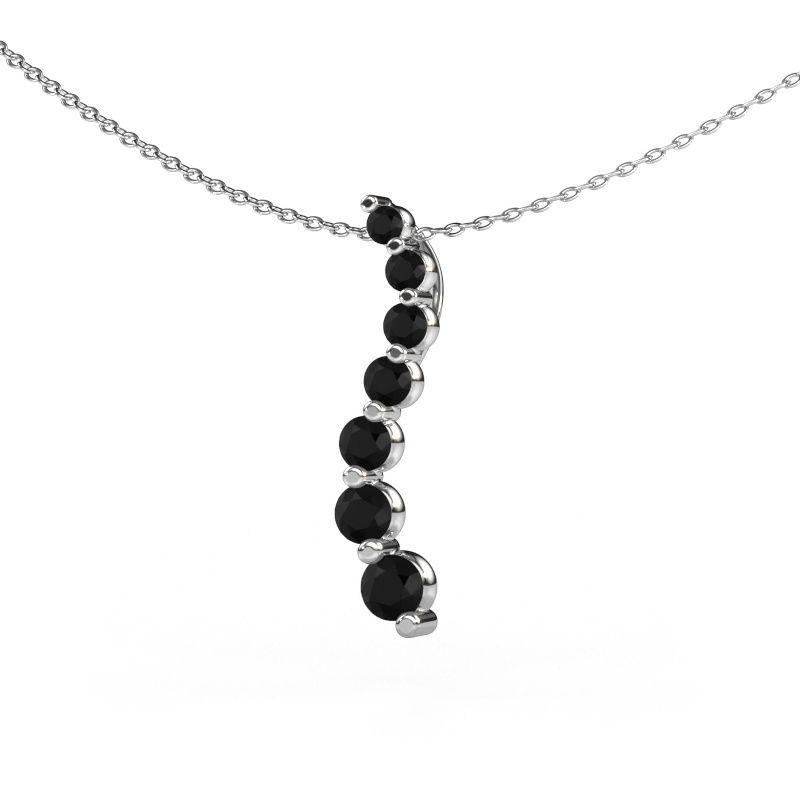 Pendant Celeste 2 950 platinum black diamond 0.882 crt