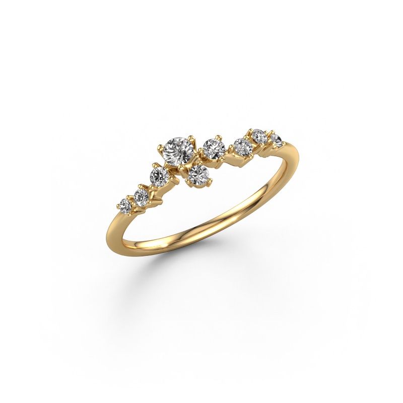 Ring Lexi 585 gold diamond 0.255 crt