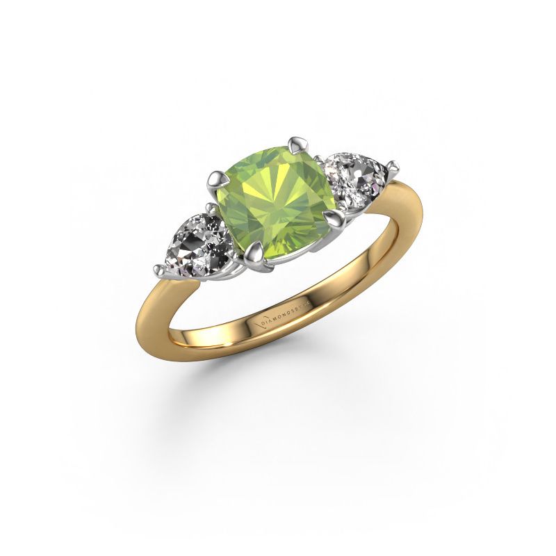 Verlobungsring Chanou CUS 585 Gold Peridot 7 mm
