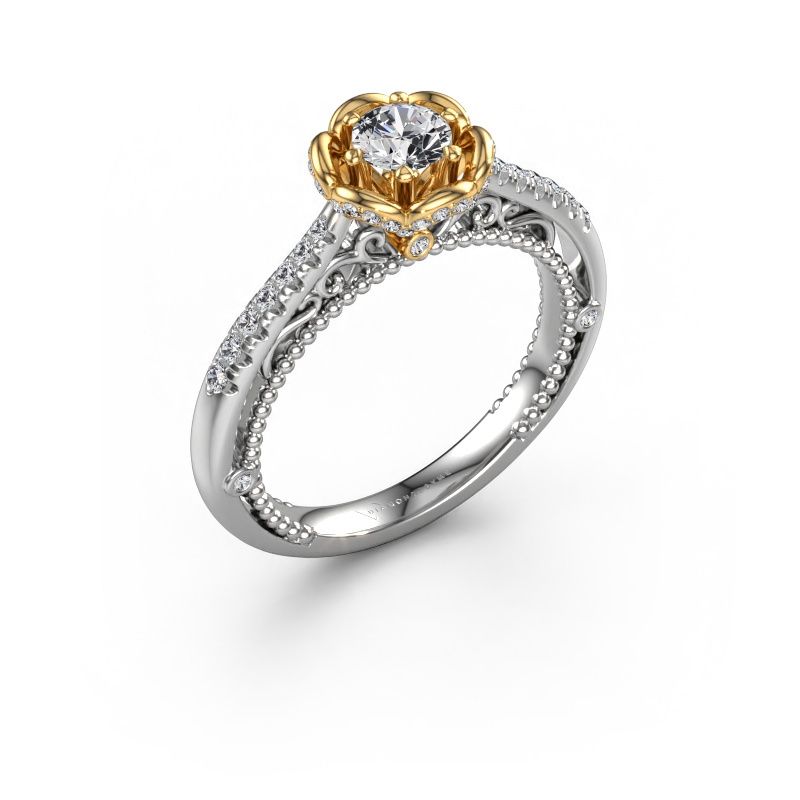 Verlobungsring Abbey 585 Weißgold Lab-grown Diamant 0.582 crt