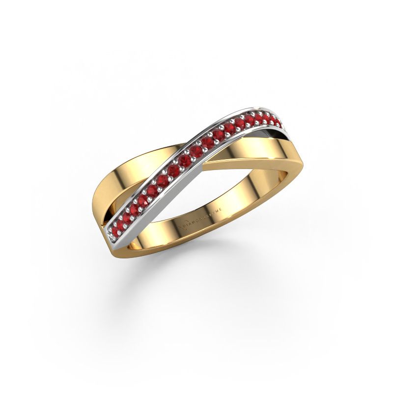 Ring Kaley 585 gold ruby 1.2 mm