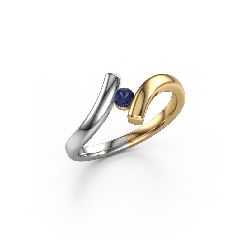 Ring Amy 585 gold sapphire 4 mm