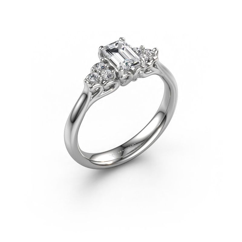 Verlobungsring Myrna EME 585 Weißgold Diamant 0.808 crt