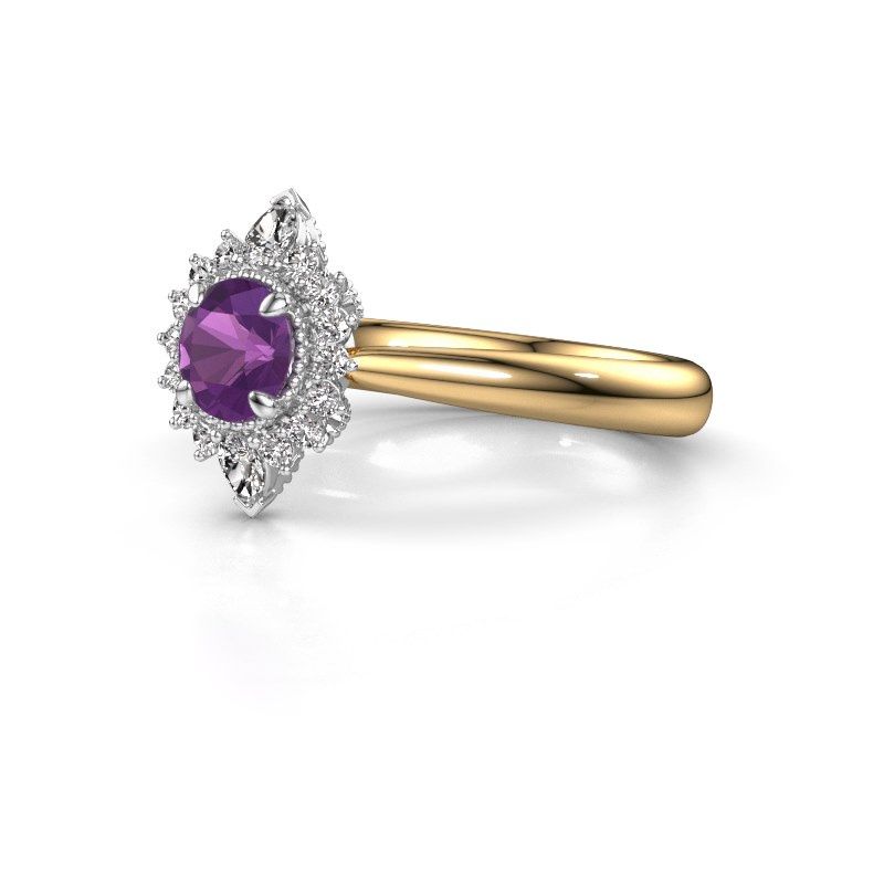 Image of Engagement ring Susan 585 gold amethyst 5 mm