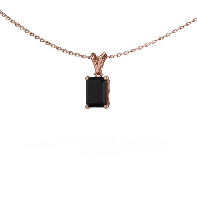 Pendant Sam EME 585 rose gold black diamond 1.380 crt