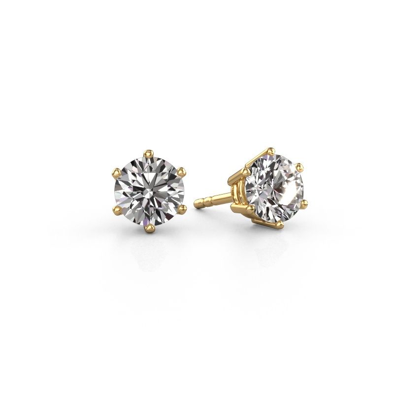 Earrings Fay 585 gold diamond 1.00 crt