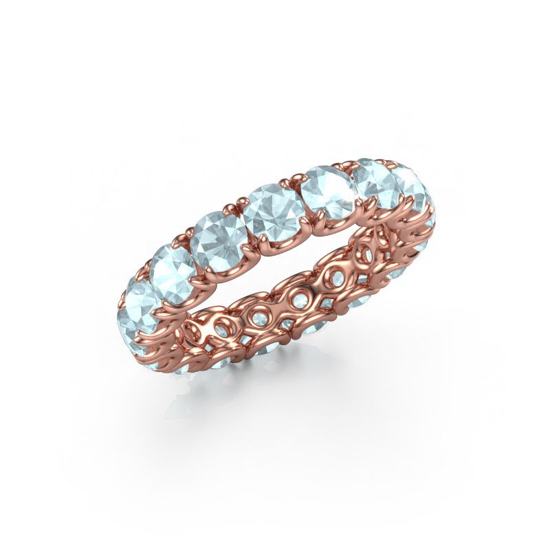 Ring Estee 4.0 585 Roségold Aquamarin 4 mm