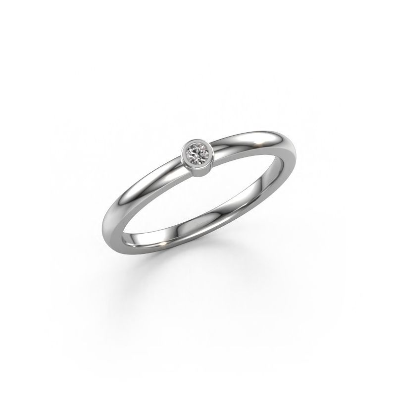 Ring Ise 1 950 Platin Diamant 0.03 crt