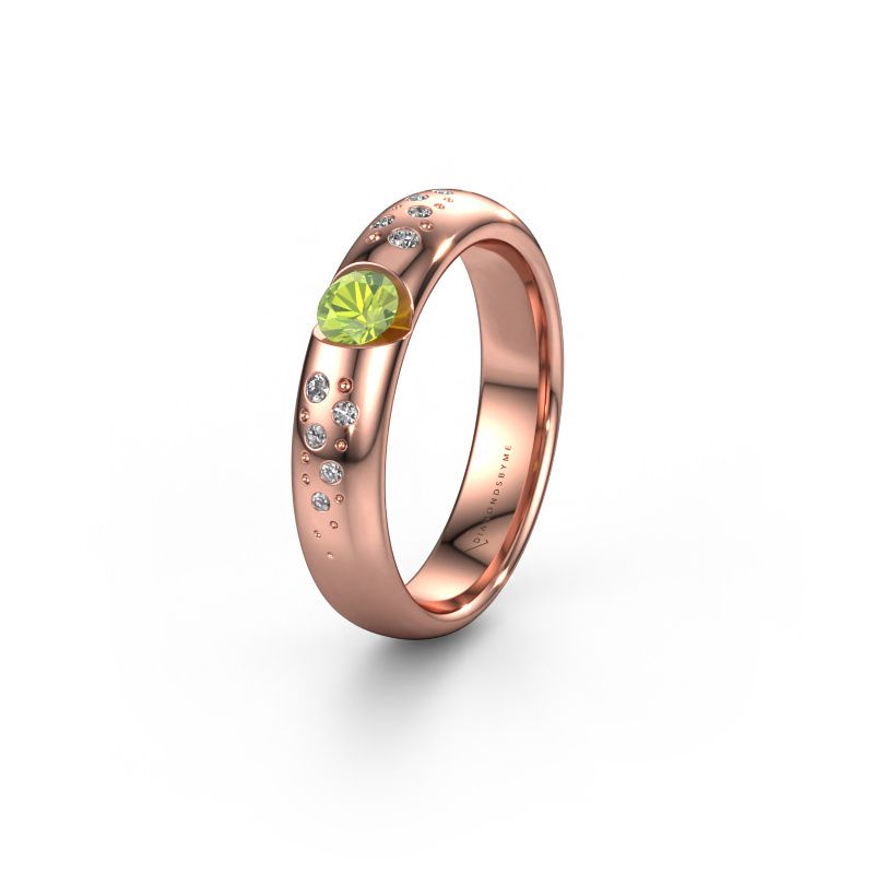 Ehering WH2104L34A 585 Roségold Peridot ±4,5x1.7 mm
