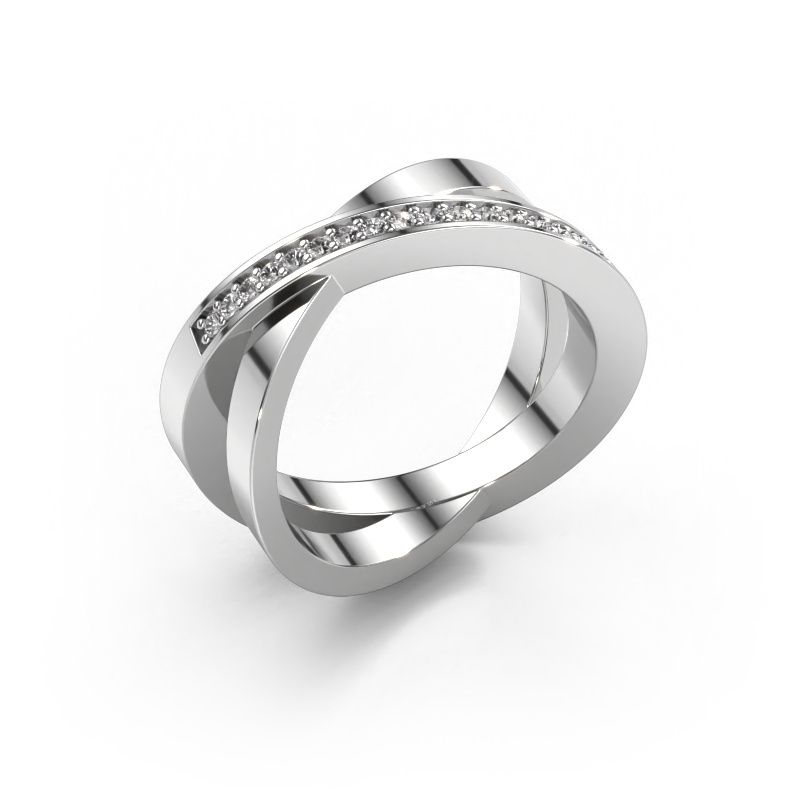 Ring Julie 585 Weißgold Lab-grown Diamant 0.143 crt