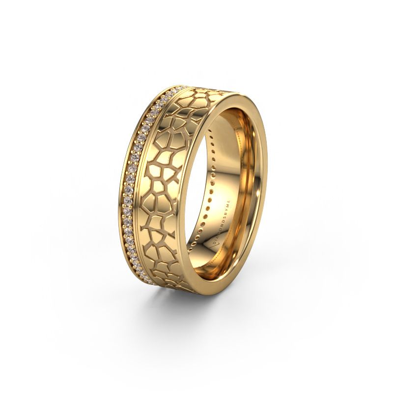 Ehering WH2070L17C 585 Gold Braun Diamant ±7x2.2 mm