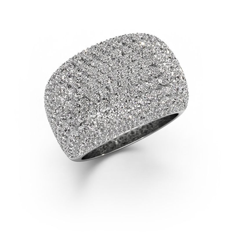 Ring Kira 585 white gold diamond 3.86 crt