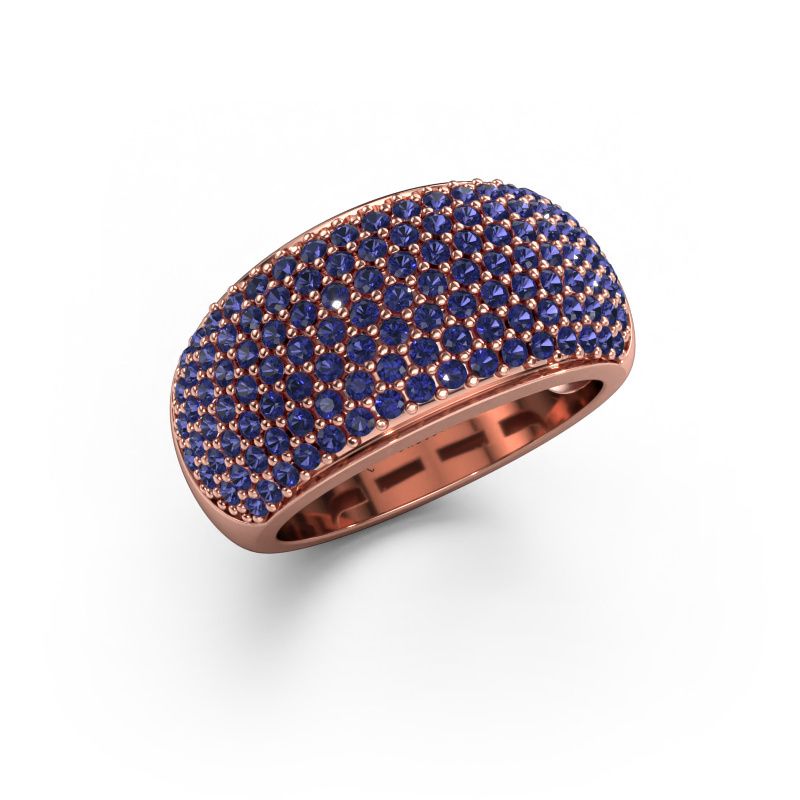 Bague Kati 585 or rose saphir 1.3 mm