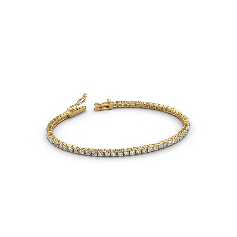 Tennis bracelet Shirley 2.2 diamond 585 gold 2.835 crt