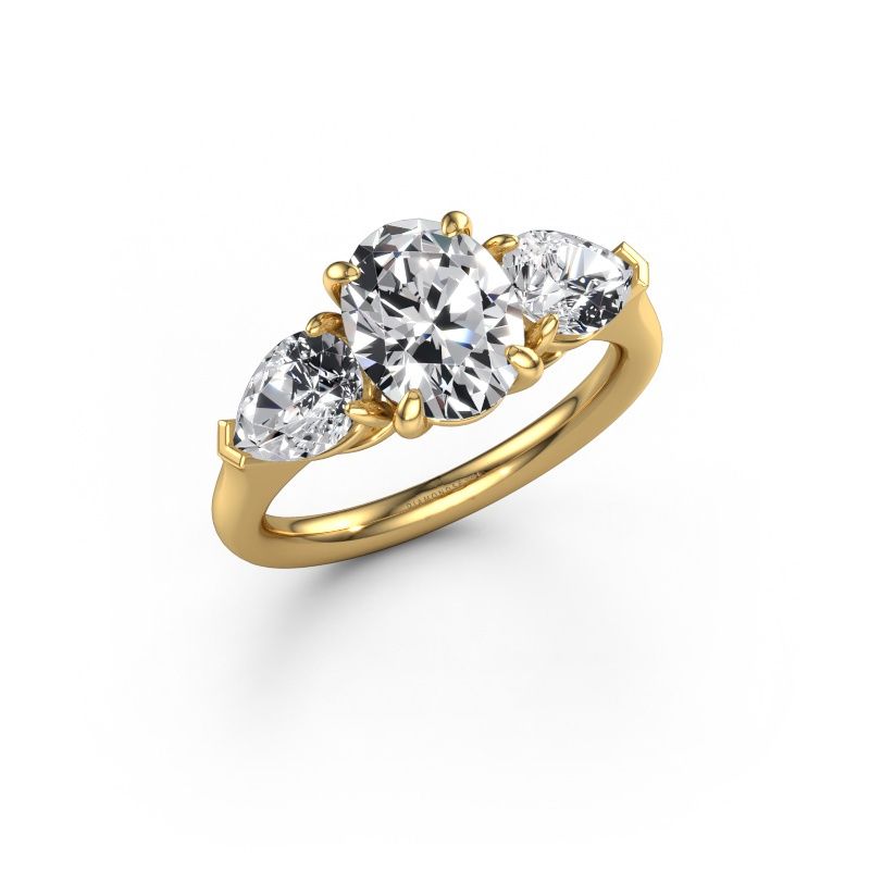 Verlobungsring Carma OVL 585 Gold Lab-grown Diamant 3.10 crt