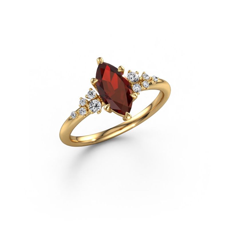 Ring Royce MRQ 585 gold garnet 10x5 mm