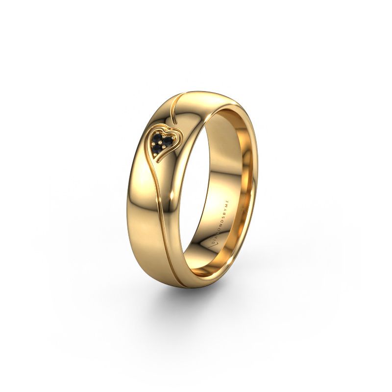 Ehering WH0168L36AP 585 Gold Schwarz Diamant ±6x1.7 mm