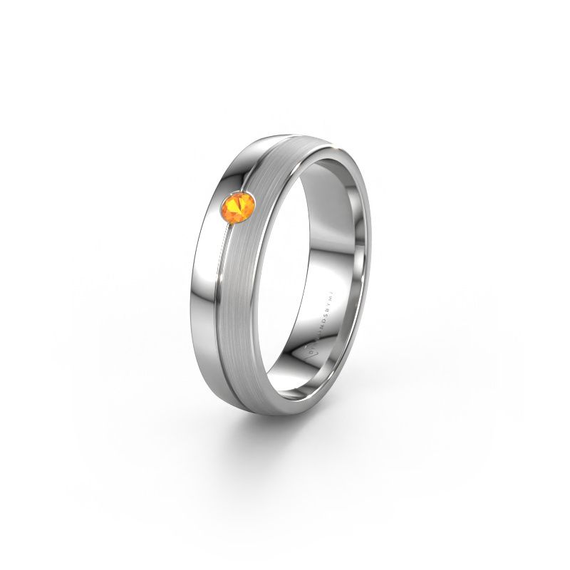 Ehering WH0201L25APM 950 Platin Citrin ±5x1.7 mm