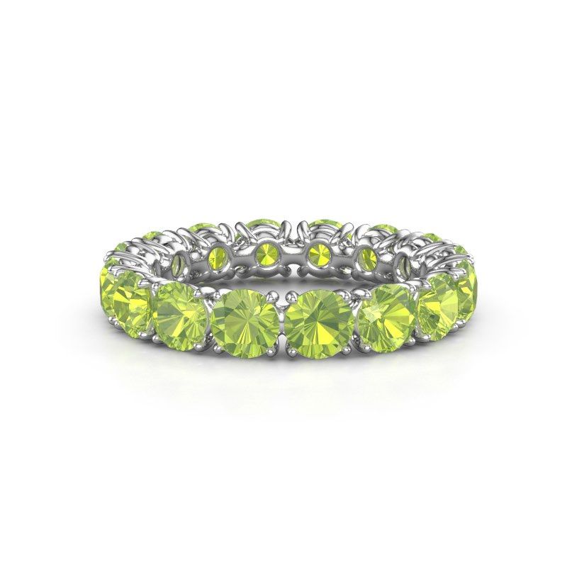 Bild von Vorsteckring vivienne 4.0<br/>950 Platin<br/>Peridot 4 mm