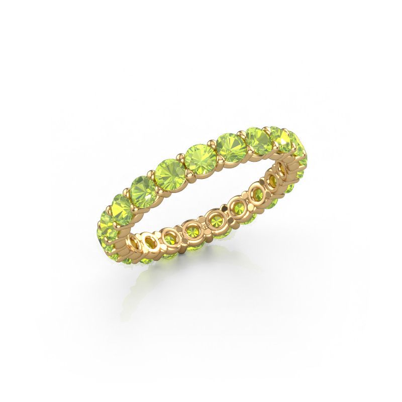Ring Heddy rnd 2.9 585 Gold Peridot 2.9 mm
