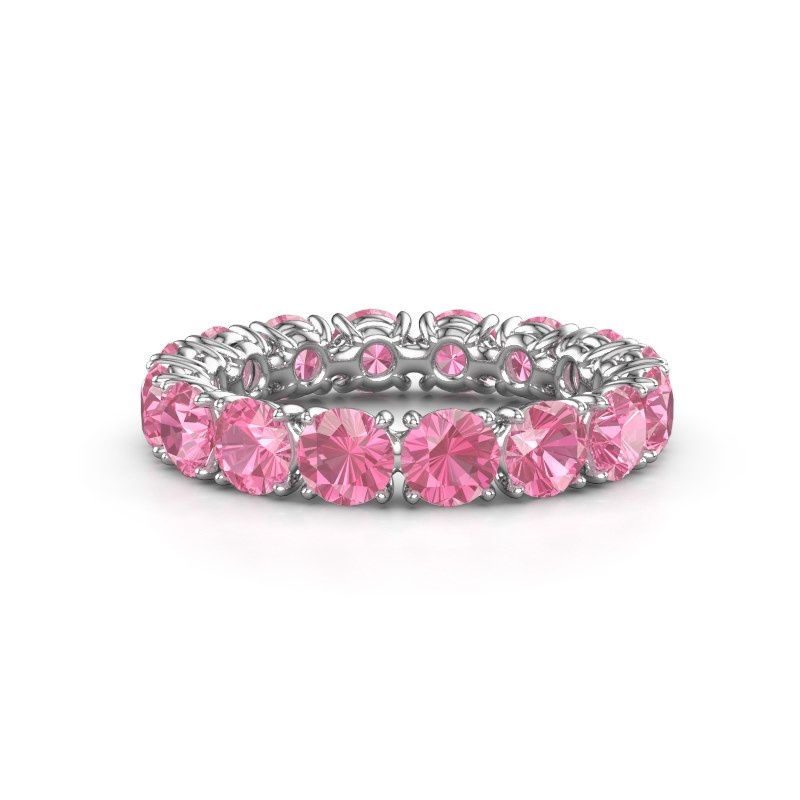 Bild von Vorsteckring vivienne 4.0<br/>585 Weißgold<br/>Pink Saphir 4 mm