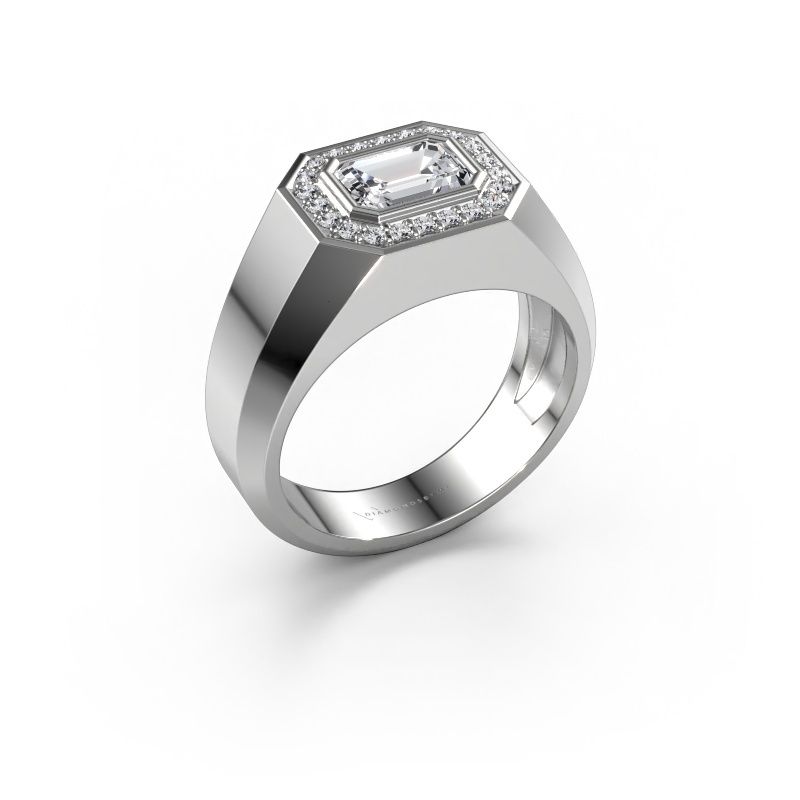 Heren ring Dylan 2 950 platina diamant 1.315 crt