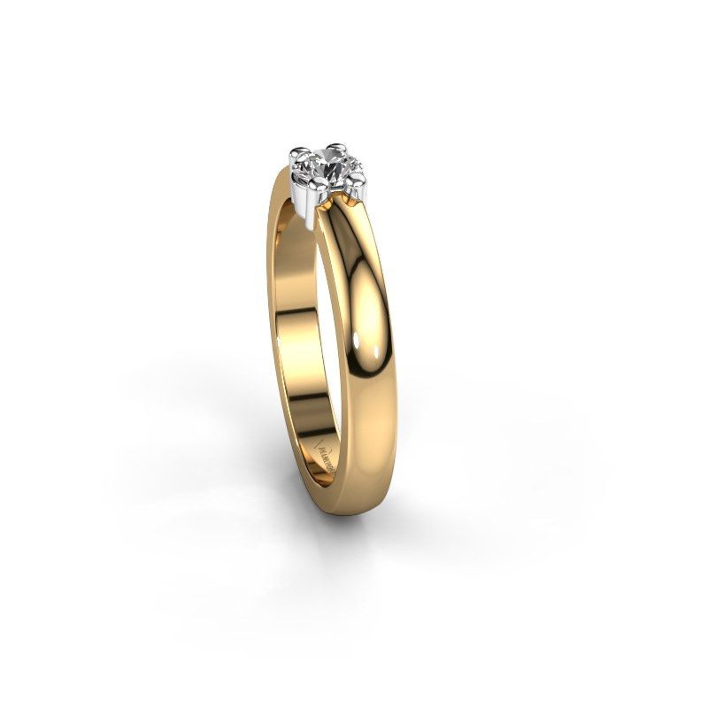 Afbeelding van Ring yasmin 1<br/>585 goud<br/>Diamant 0.30 crt
