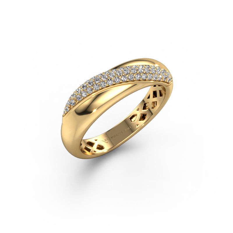 Ring Rosie 585 gold diamond 0.259 crt