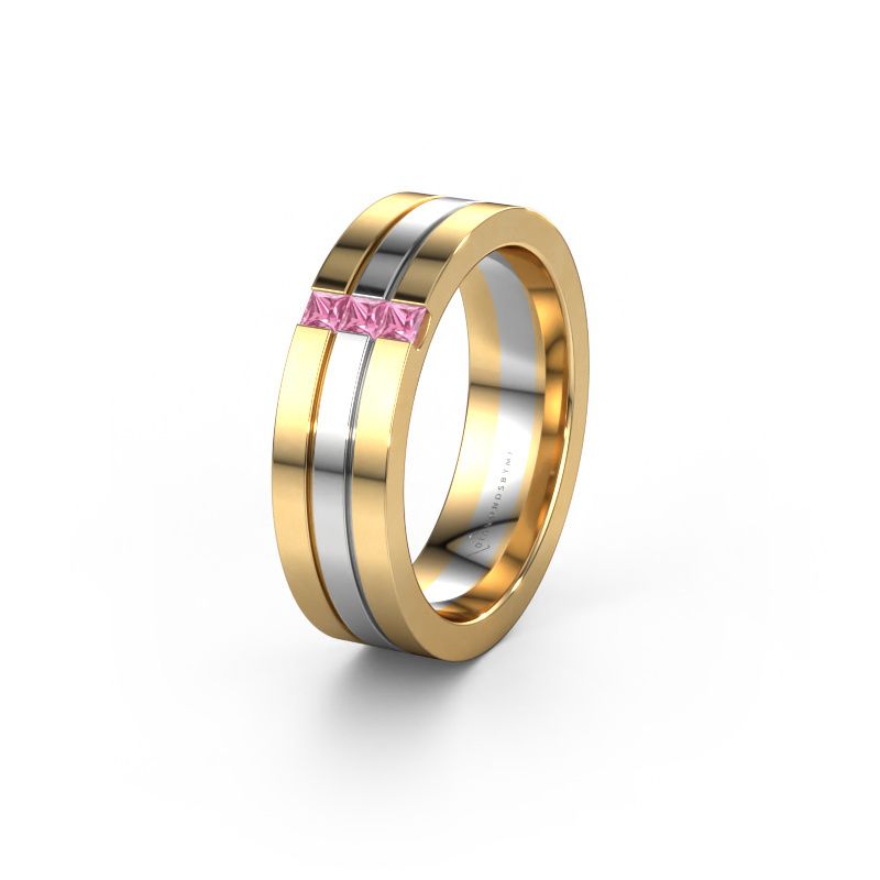 Alliance WH0428L16BP 585 or jaune saphir rose ±6x2 mm
