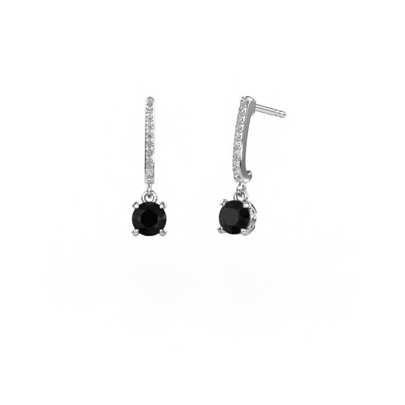 Ohrhänger Tanja 1 950 Platin Schwarz Diamant 1.334 crt