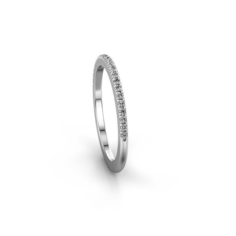 Afbeelding van Aanschuifring SRH0266B10H4<br/>950 platina<br/>Diamant 0.173 crt