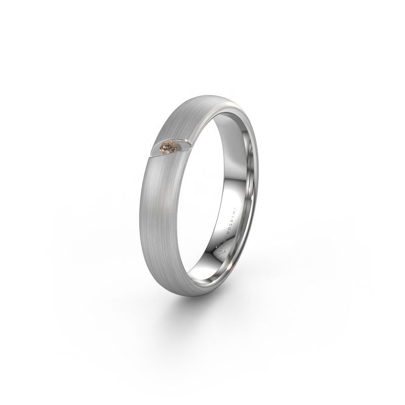 Alliance WH0176L34AP 950 platine diamant brun ±4x1.7 mm