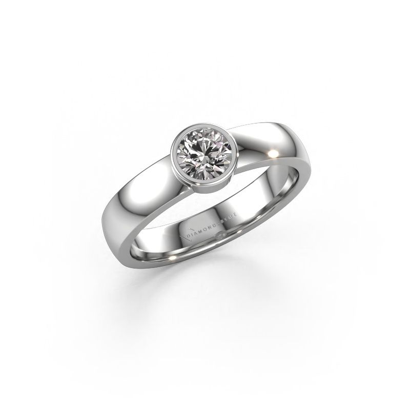 Ring Ise 1 950 platinum lab grown diamond 0.40 crt