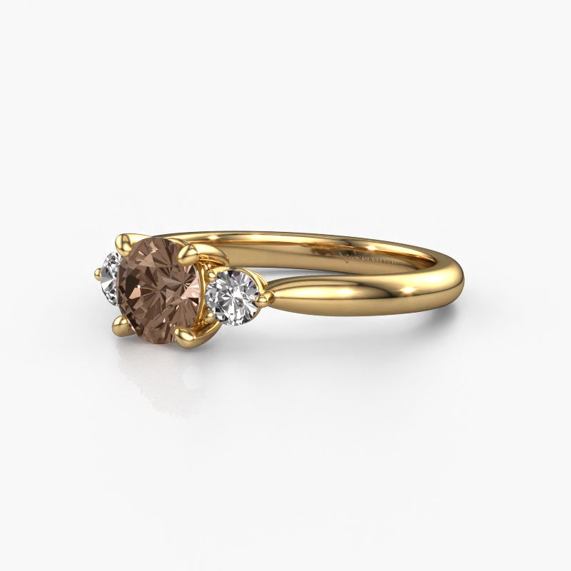 Bild von Verlobungsring Lieselot Rnd<br/>585 Gold<br/>Braun Diamant 1.30 crt
