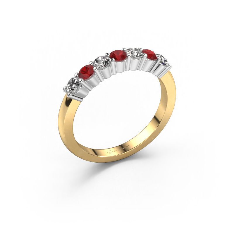 Ring Yasmin 7 585 Gold Rubin 2.7 mm