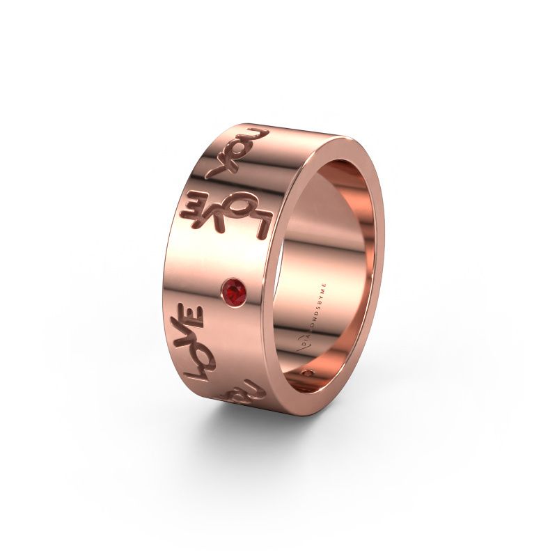 Wedding ring Namering 5 585 rose gold ±8x1.8 mm