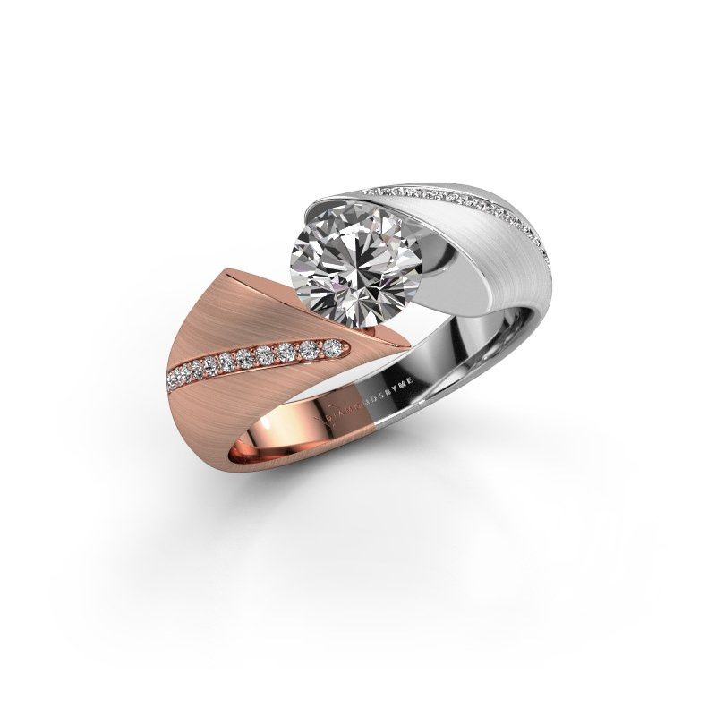 Image of Ring Hojalien 2<br/>585 rose gold<br/>Diamond 1.12 crt